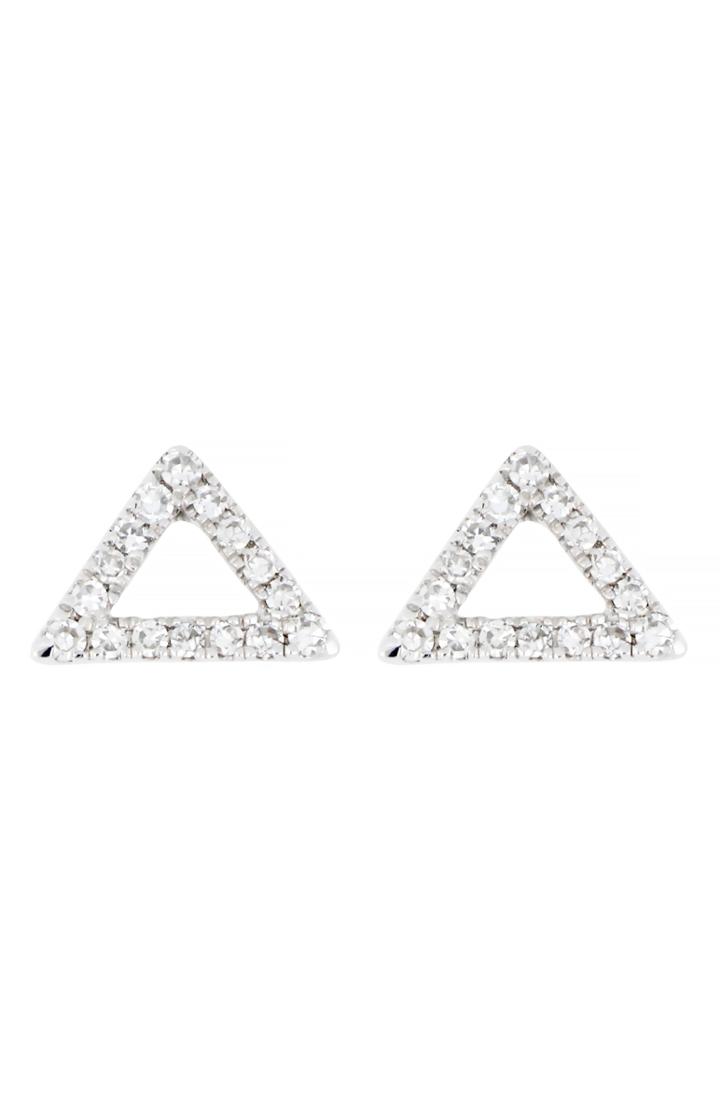 Women's Carriere Diamond Open Triangle Stud Earrings (nordstrom Exclusive)