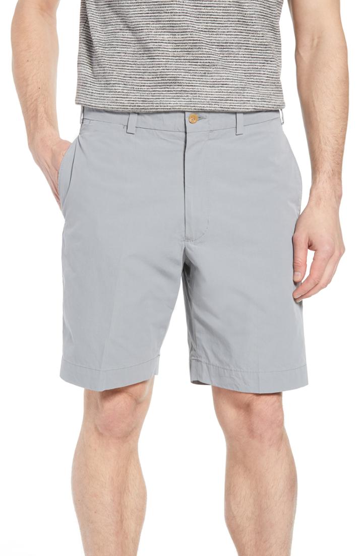 Men's Bills Khakis Classic Fit Tropical Poplin Shorts - Grey