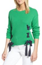 Women's 1901 Side Tie Crop Sweater - Green