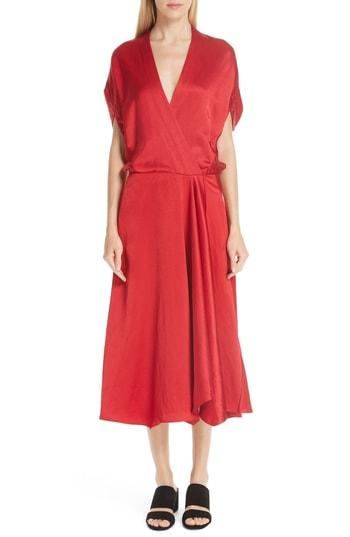 Women's Zero + Maria Cornejo Aki Wave Dress - Red