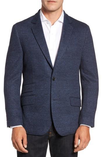 Men's Flynt Classic Fit Cotton & Wool Jersey Sport Coat R - Blue