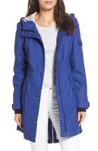 Women's 1 Madison Contrast Cuff Fishtail Anorak - Blue