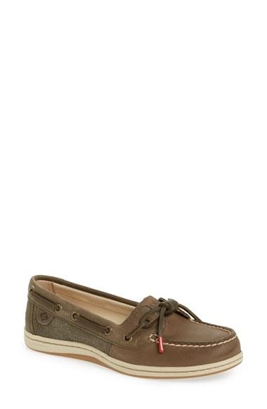 Women's Sperry 'barrelfish' Boat Shoe M - Beige