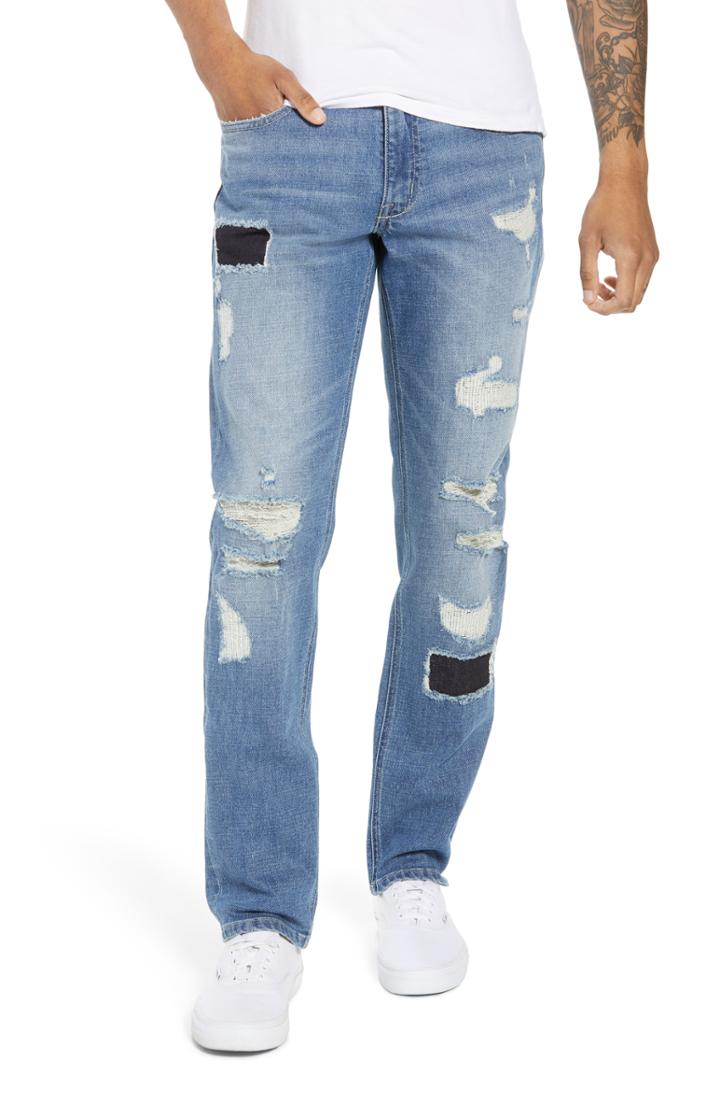 Men's The Rail Rip & Repair Stretch Slim Jeans