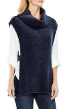 Women's Two By Vince Camuto Sleeveless Ribbed Turtleneck, Size - Blue