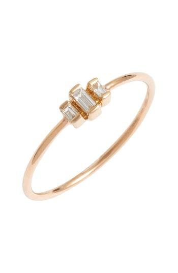 Women's Zoe Chicco Diamond Baguette Stack Ring
