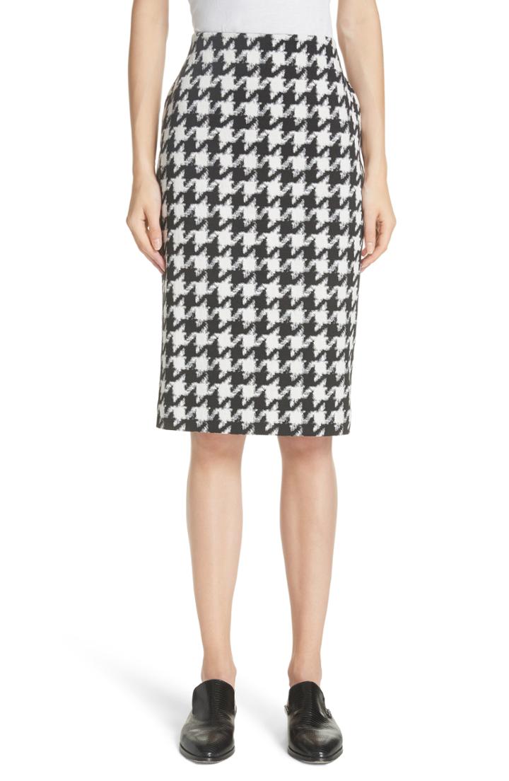 Women's Hugo Riami Houndstooth Pencil Skirt