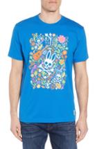 Men's Psycho Bunny Graphic T-shirt (l) - Blue