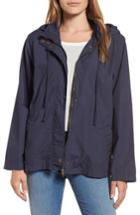 Women's Caslon Short Techy Cotton Parka - Blue