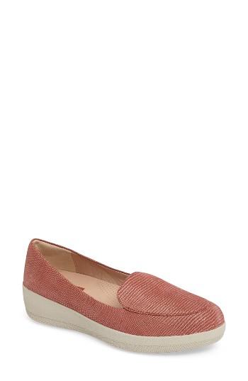 Women's Fitflop Sneakerloafer Wedge M - Red
