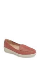 Women's Fitflop Sneakerloafer Wedge M - Red