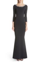 Women's Chiara Boni La Petite Robe Longina Trumpet Gown - Black
