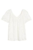 Women's Hinge Lace Tee - Ivory