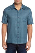 Men's Nat Nast Blizzard Classic Fit Silk Blend Sport Shirt - Grey