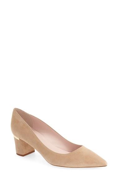 Women's Kate Spade New York 'milan Too' Pointy Toe Pump M - Beige