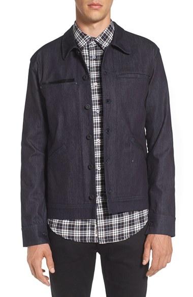 Men's Tavik 'sutter' Denim Work Jacket - Blue