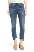 Women's Citizens Of Humanity Amari Step Hem Ankle Jeans - Blue