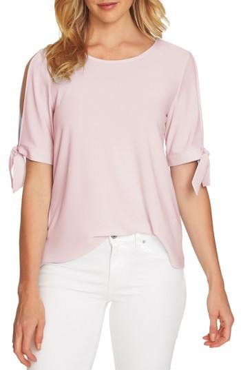 Women's Cece Tie Sleeve Top - Pink