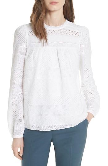 Women's Needle & Thread Reverie Lace Top - White