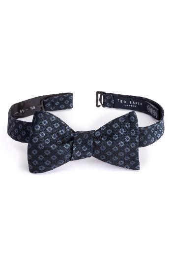 Men's Ted Baker London South Side Floral & Dot Silk Bow Tie