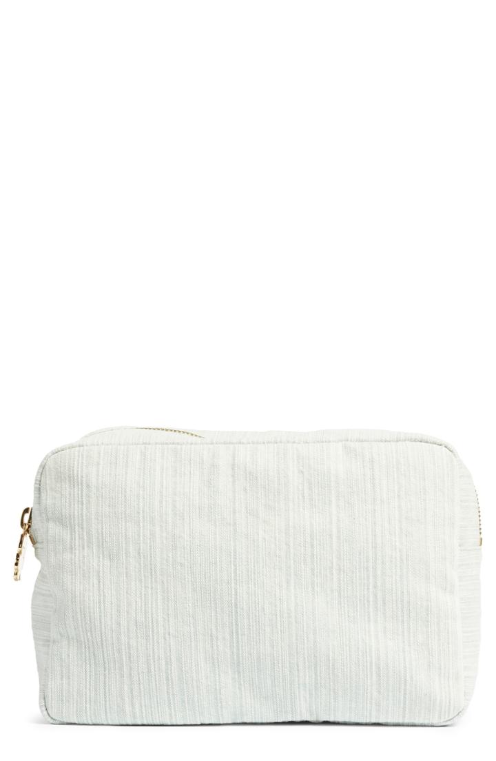 Stoney Clover Lane Denim Large Cosmetics Bag