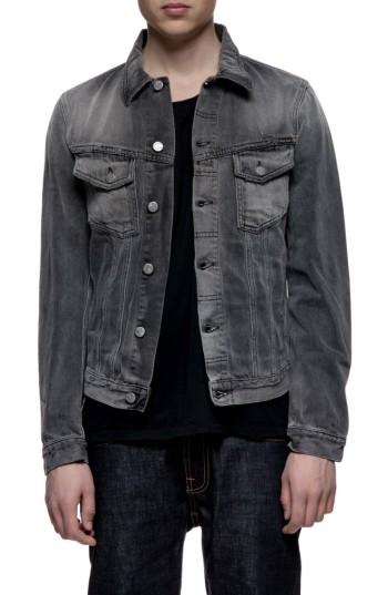 Men's Nudie Jeans Billy Denim Jacket - Grey