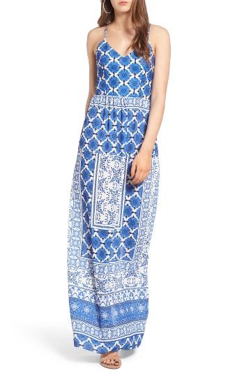 Women's Devlin Taylor Floral Print Maxi Dress