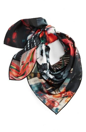 Women's Kenzo Flower Print Silk Scarf