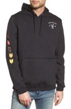 Men's Hurley Surf Check Sig Zane Pullover Hoodie - Black