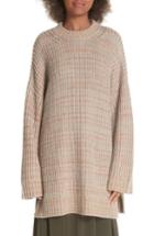 Women's Elizabeth And James Orra Oversize Wool & Cashmere Blend Sweater - Beige