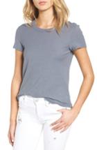 Women's James Perse Sheer Slub Crewneck Tee - Green