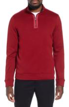 Men's Boss Sidney Quarter Zip Pullover - Red