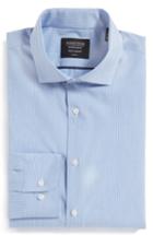 Men's Nordstrom Men's Shop Tech-smart Trim Fit Stretch Stripe Dress Shirt