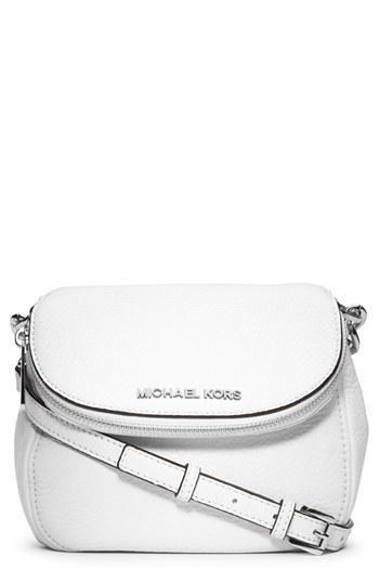 Michael Michael Kors Flap Crossbody Bag Optic White