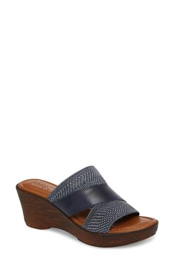 Women's Tuscany By Easy Street Positano Sandal N - Blue