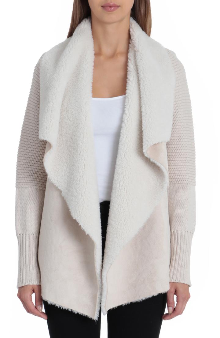 Women's Bagatelle Faux Shearling & Knit Jacket