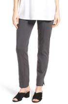 Women's Eileen Fisher Slim Stretch Knit Pants, Size - Grey