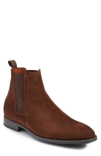Men's Aquatalia Damon Chelsea Boot .5 M - Brown