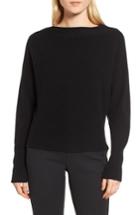 Women's Lewit Dolman Sleeve Cashmere Sweater - Black
