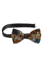Men's Brackish & Bell Kiawah Feather Bow Tie, Size - Brown