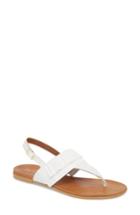 Women's Seychelles Seclusion Ruffle Sandal M - White