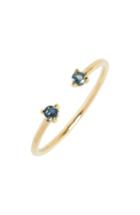 Women's Wwake Counting Collection Two-step Sapphire Ring