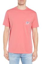 Men's Vineyard Vines Lax Bro Whale Regular Fit Crewneck T-shirt - Red