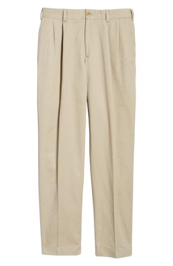 Men's Bills Khakis M2 Classic Fit Pleated Vintage Twill Pants X 30 - Beige