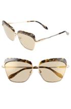 Women's Sonix Highland 61mm Square Sunglasses - Luxe Marble/ Black Solid