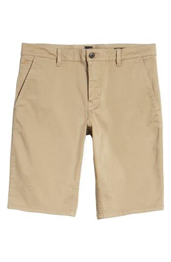 Men's Boss Slim Fit Shorts R - Brown