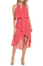 Women's Adrianna Papell Crepe Popover High/low Dress - Pink