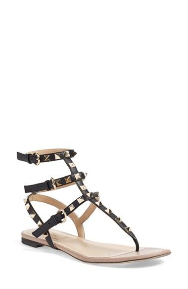 Women's Valentino 'rockstud' Sandal Us / 35eu - Black