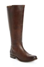 Women's Frye Melissa Stud Knee High Boot Ext Calf M - Brown