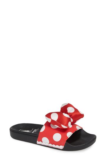 Women's Vans X Disney Minnie Mouse Slide Sandal